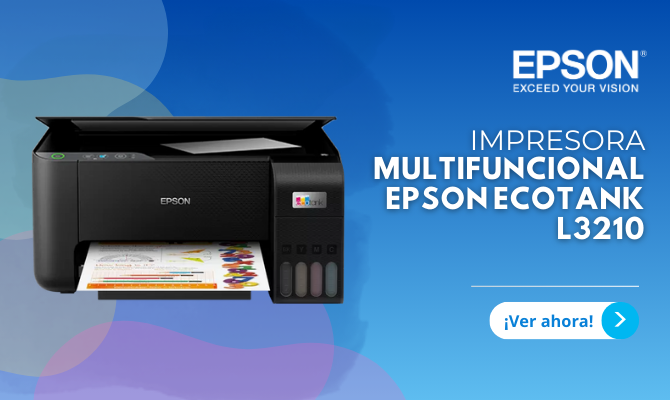 MULTIFUNCIONAL EPSON ECOTANK L3210 Impresora epson